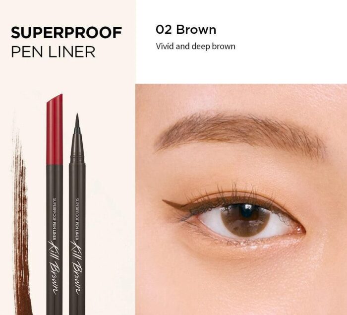 CLIO Superproof Pen Liner (4 Colors) 0.55ml - EmpressKorea