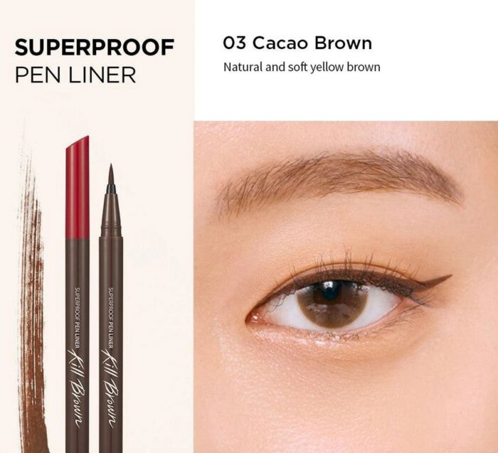 CLIO Superproof Pen Liner (4 Colors) 0.55ml - EmpressKorea