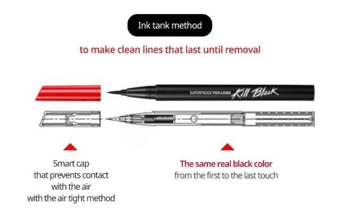 CLIO Superproof Pen Liner (4 Colors) 0.55ml - EmpressKorea