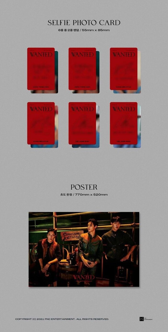 CNBLUE - 9th Mini Album: WANTED - EmpressKorea