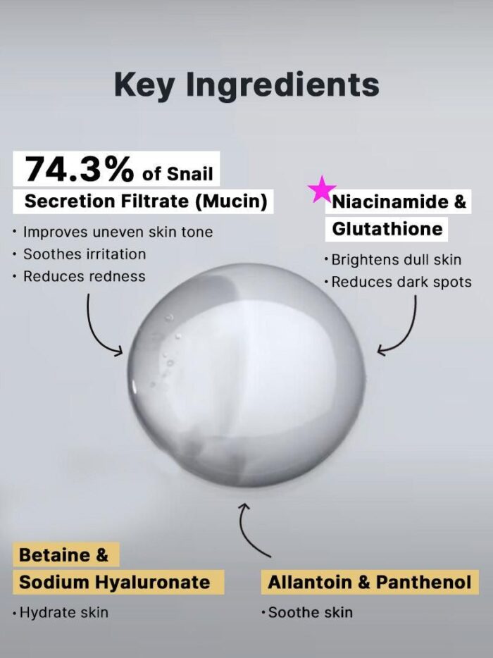 COSRX Advanced Snail Radiance Dual Essence 80ml - EmpressKorea