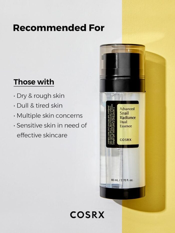 COSRX Advanced Snail Radiance Dual Essence 80ml - EmpressKorea