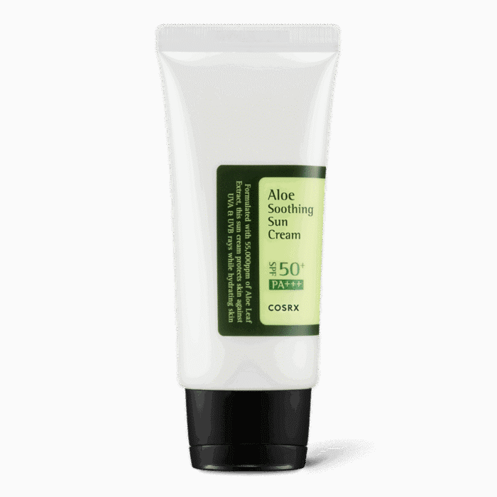 COSRX Aloe Soothing Sun Cream SPF50 PA+++, 50ml - EmpressKorea