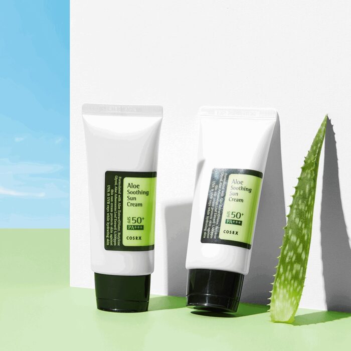 COSRX Aloe Soothing Sun Cream SPF50 PA+++, 50ml - EmpressKorea