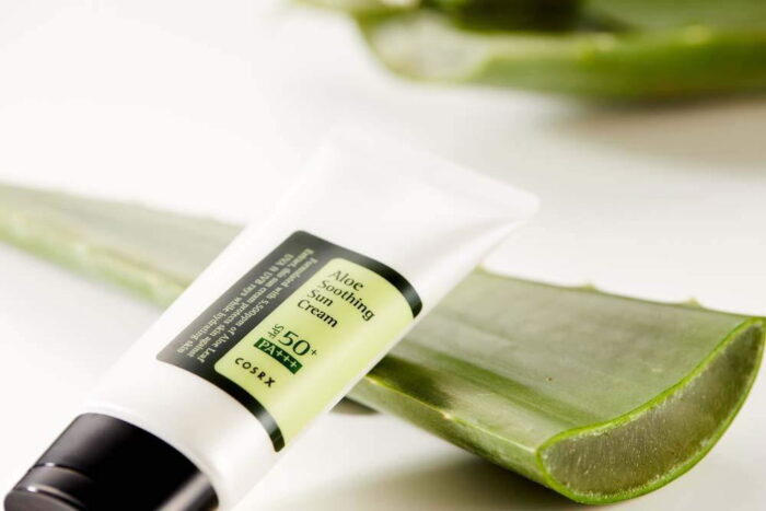 COSRX Aloe Soothing Sun Cream SPF50 PA+++, 50ml - EmpressKorea