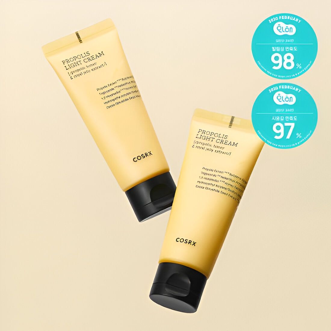 COSRX Full Fit Propolis Light Cream (Tube type) 65ml*2ea - EmpressKorea