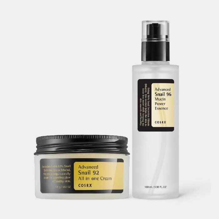 COSRX advanced Snail DUO Set (Essence + Cream) 100ml+100ml - EmpressKorea