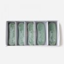 Celadon Spoon Holder Arabesque Pattern 5 piece set made in Korea - EmpressKorea