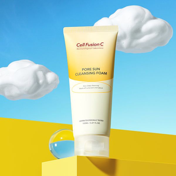 Cell Fusion C Pore Sun Cleansing Foam 150ml - EmpressKorea