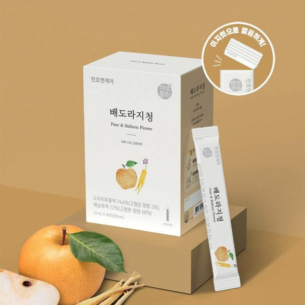 Cheonho&care Pear & Ballon Flower 10ml*30pack - EmpressKorea