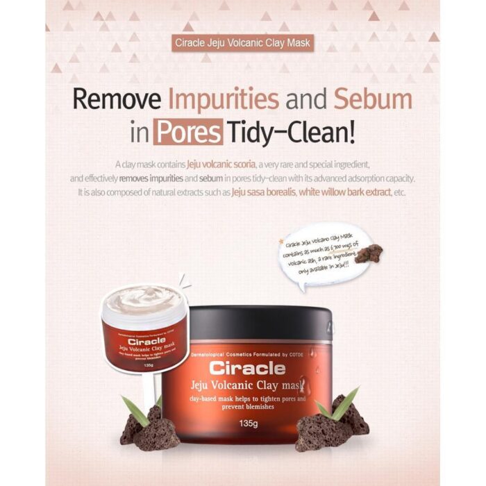 Ciracle Jeju Volcanic Clay Mask 135g - EmpressKorea