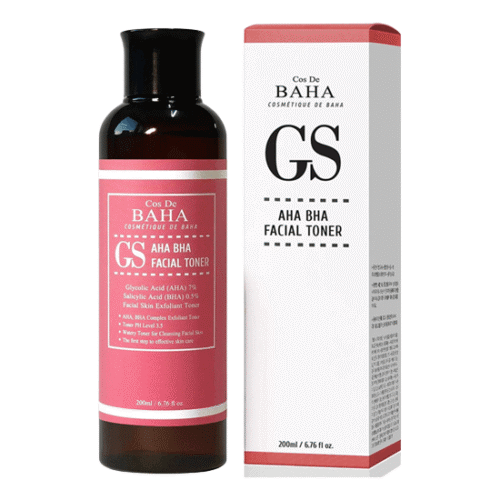 Cos De BAHA GS AHA BHA Facial Toner 200ml - EmpressKorea