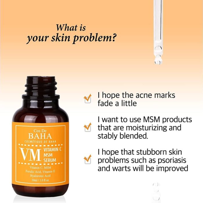 Cos De BAHA VM Vitamin C MSM Serum 30ml - EmpressKorea