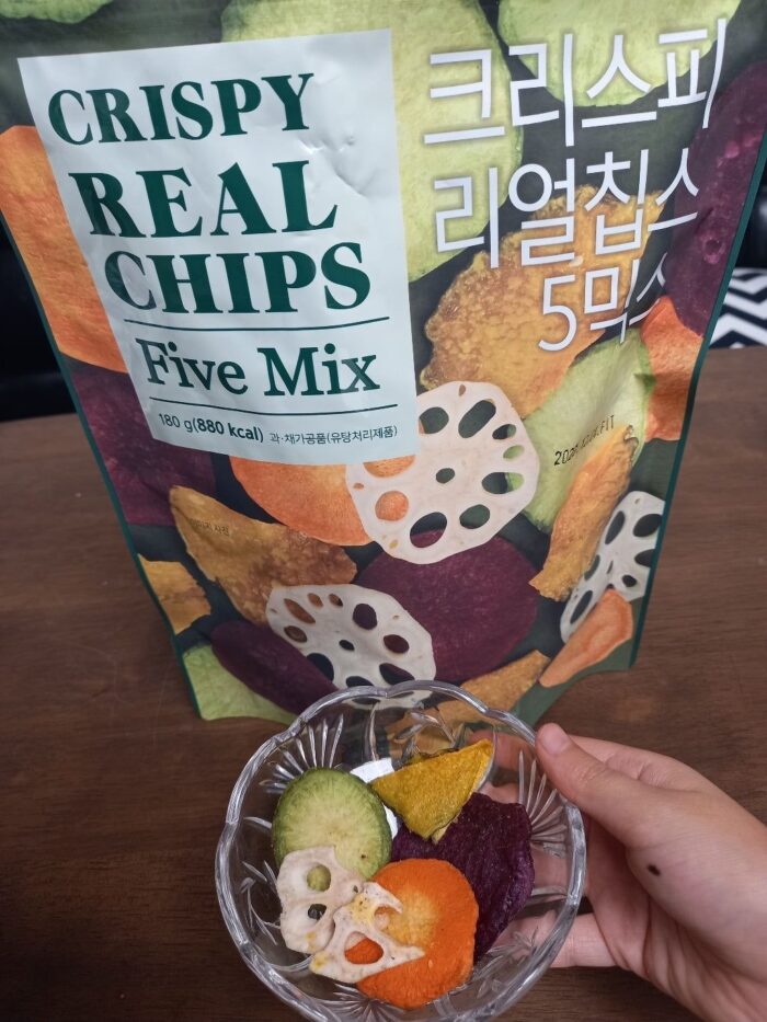 Crispy Real Chips 5 Mix  180g, 2peices - EmpressKorea