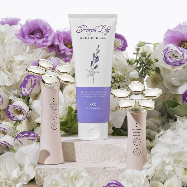 Curewave Purple Lily Soothing Gel 200ml - EmpressKorea