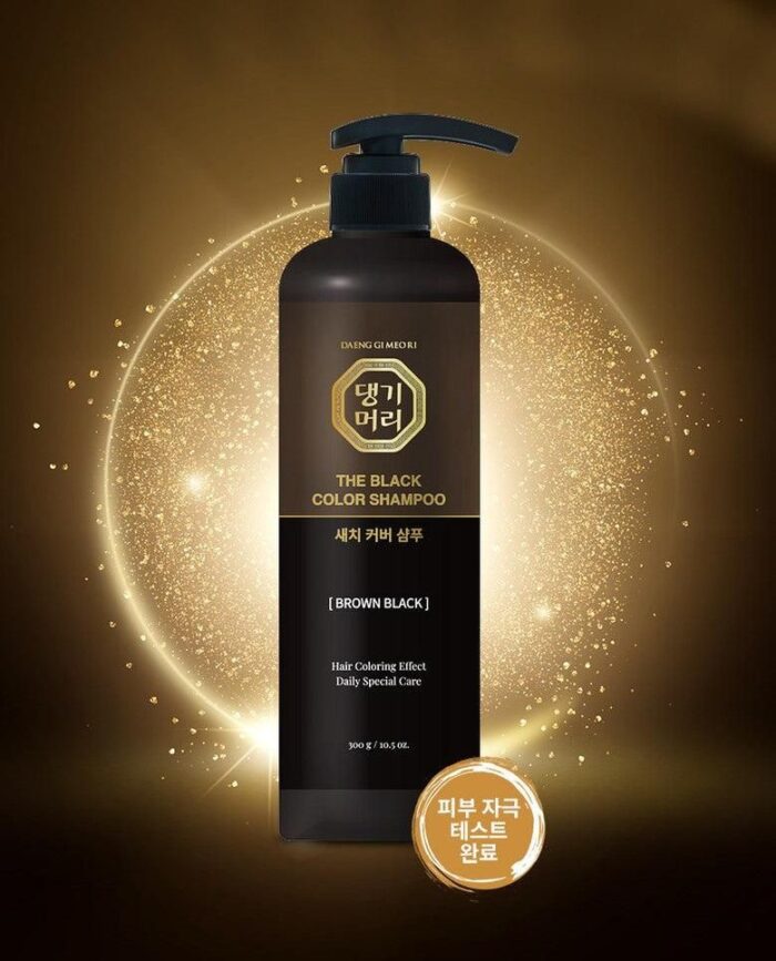 DAENG GI MEORI Restocked Natural Gray Hair Care The Black Color Shampoo 300g - EmpressKorea