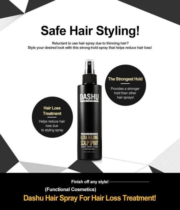 DASHU Daily Ultra Holding Scalp Spray 200ml - EmpressKorea