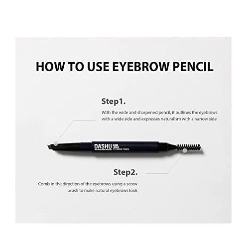 DASHU Good Looks Eyebrow Pencil (Dark Gray) 0.2g - EmpressKorea