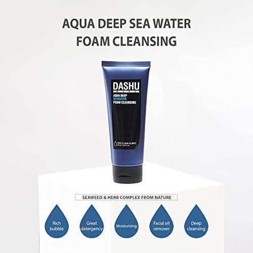 DASHU Men's Aqua Deep Seawater Foam Cleansing 150ml - EmpressKorea
