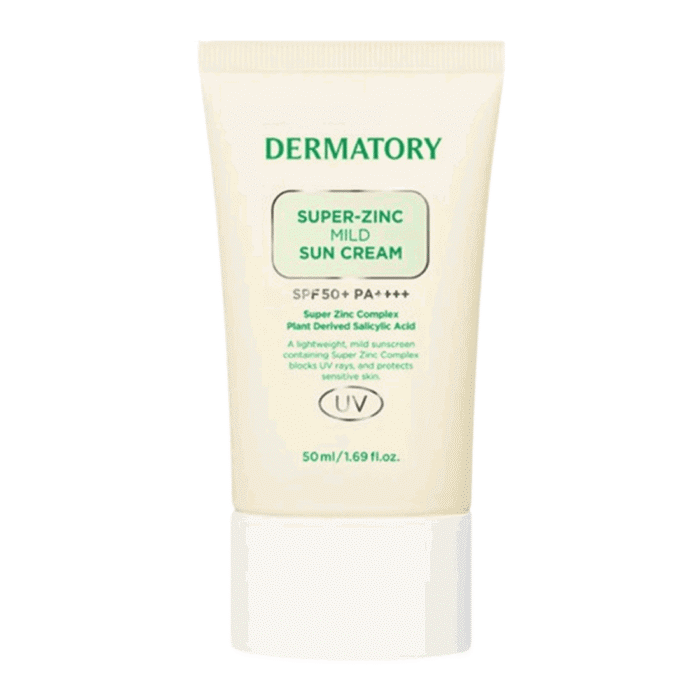 DERMATORY Pro Trouble Super Zinc Mild Sun Cream Set SPF 50+ PA++++ (50ml+31ml) - EmpressKorea