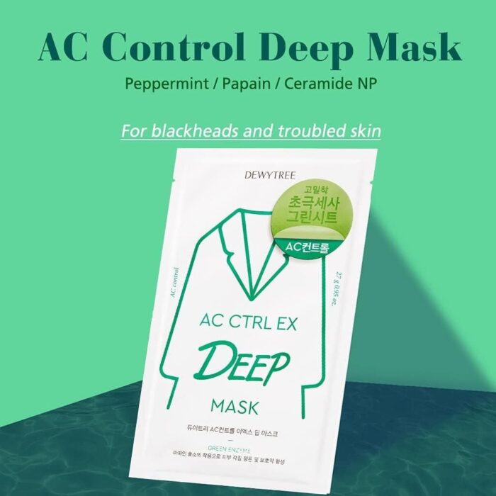 DEWYTREE AC Control EX Deep Mask Sheet 27g*10EA - EmpressKorea