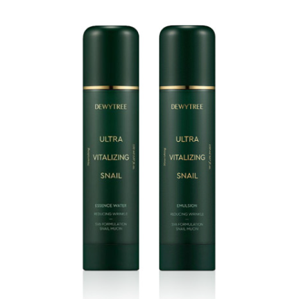 DEWYTREE Ultra Vitalizing Snail Emulsion 150ml + Essence Water 150ml - EmpressKorea