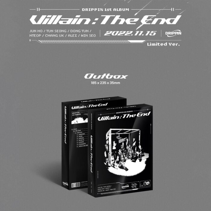 DRIPPIN -1st Full Album: Villain The End (Limited Ver.) - EmpressKorea