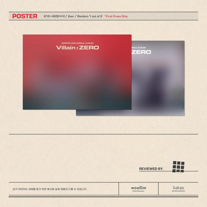 DRIPPIN - 2nd Single Album Villain: ZERO - EmpressKorea