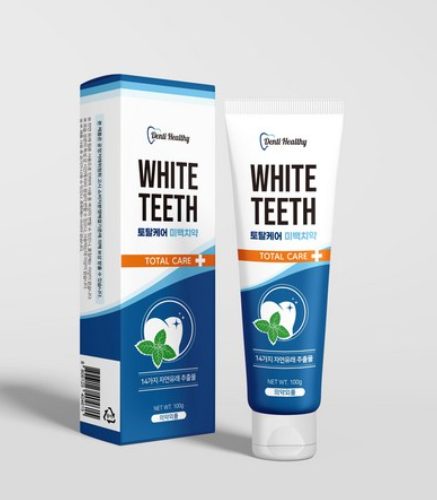 Denti Healthy Total Care Vivid Whitening Toothpaste, 100g - EmpressKorea