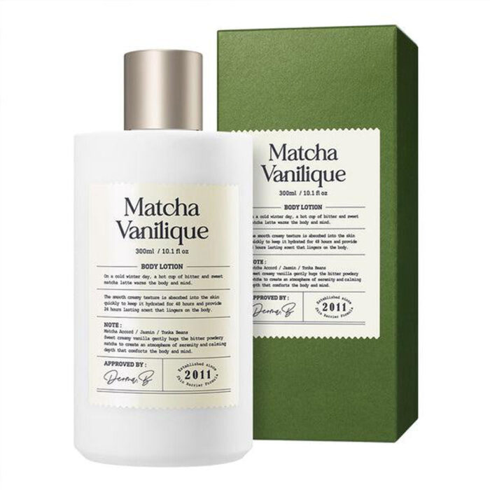 Derma B Narrative Body Lotion Matcha Vanilique 300ml - EmpressKorea