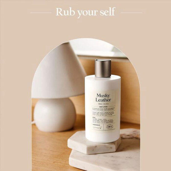 Derma B Narrative Body Lotion Musky Leather 300ml - EmpressKorea