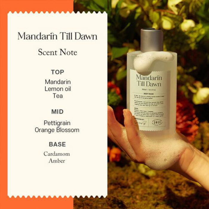 Derma B Narrative Body Wash Mandarin Till Dawn 300ml - EmpressKorea