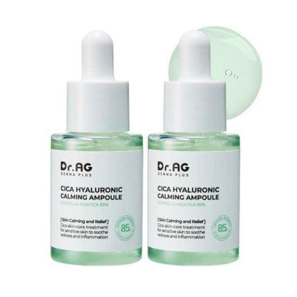 Dr.AG Cica Hyaluronic Calming Ampoule 35ml*2EA - EmpressKorea