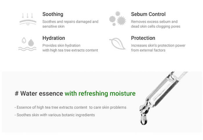 Dr.Ceuracle Tea Tree Purifine 95 Essence 50ml - EmpressKorea