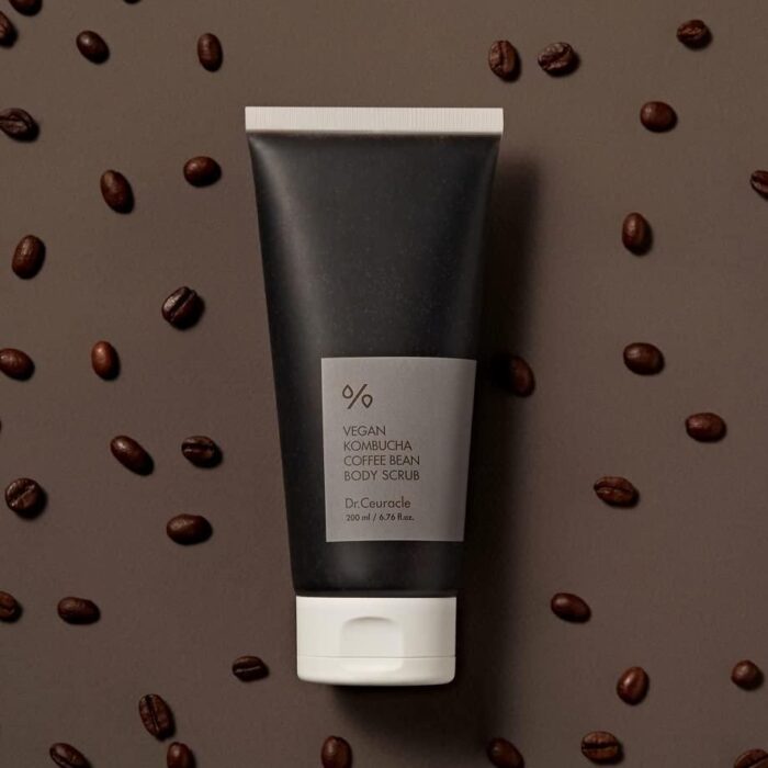 Dr.Ceuracle Vegan Kombucha Coffee Bean Body Scrub 200ml - EmpressKorea
