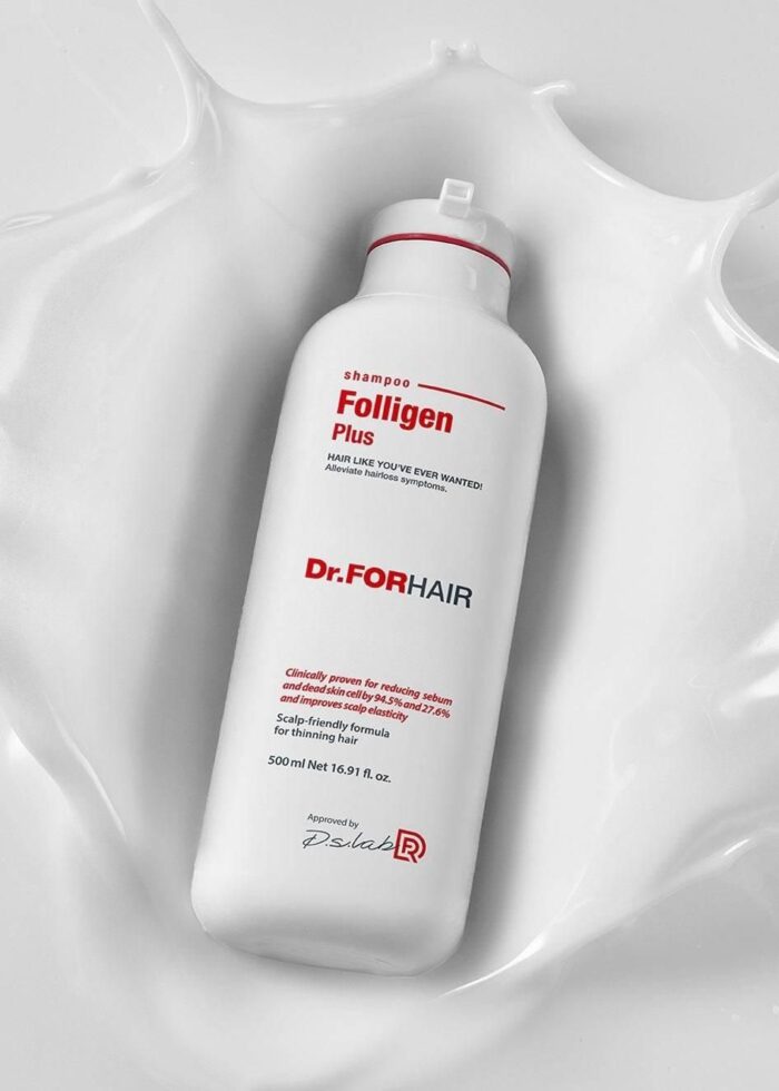 Dr.FORHAIR Folligen Plus Hair loss relief Shampoo 500ml - EmpressKorea