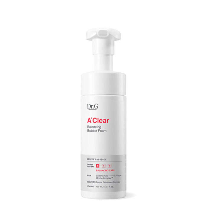 Dr.G A'Clear Balancing Bubble Foam 150ml - EmpressKorea