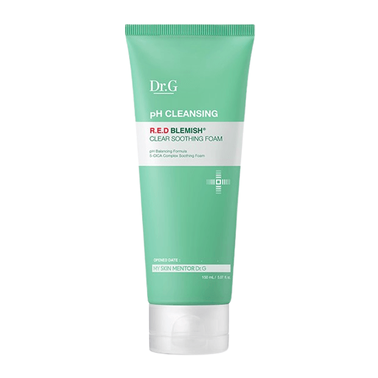 Dr.G pH Cleansing Red Blemish Clear Soothing Foam 150ml - EmpressKorea