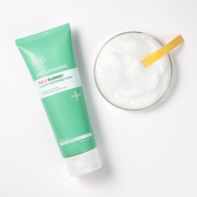 Dr.G pH Cleansing Red Blemish Clear Soothing Foam 150ml - EmpressKorea