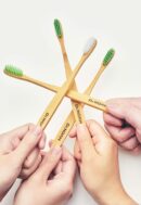 Dr.NOAH Maru Bamboo Toothbrush Standard 6pcs Eco-friendly Wooden Toothbrush - EmpressKorea
