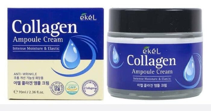 EKEL Collagen Ampoule  Cream 70g - EmpressKorea