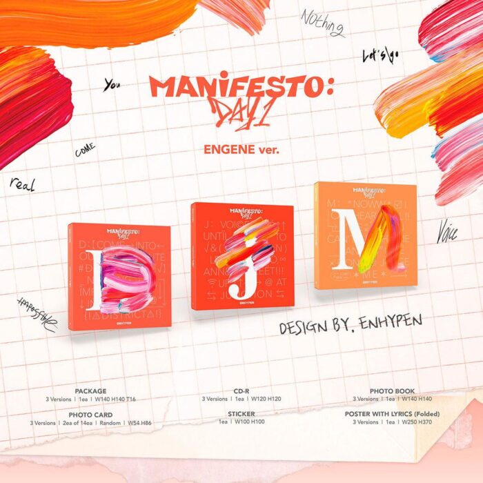 ENHYPEN - MANIFESTO: DAY 1 (ENGENE Ver.) - EmpressKorea