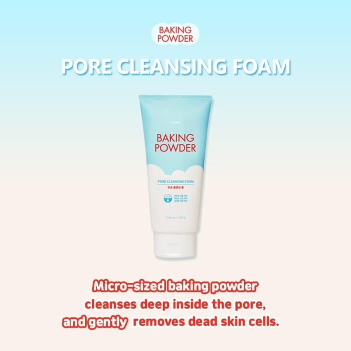 ETUDE Baking Powder Pore Cleansing Foam 160ml - EmpressKorea