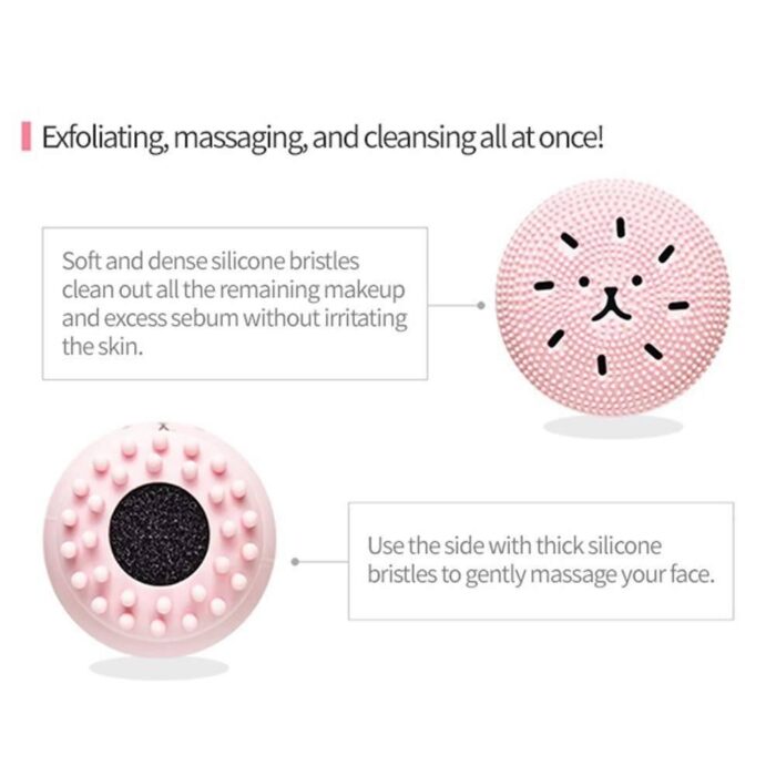 ETUDE HOUSE My Beauty Tool Jellyfish Silicon Brush - All in One Deep Pore Cleansing Sponge & Brush, For Exfoliating, Massage, Cleansing Soft Brush - EmpressKorea