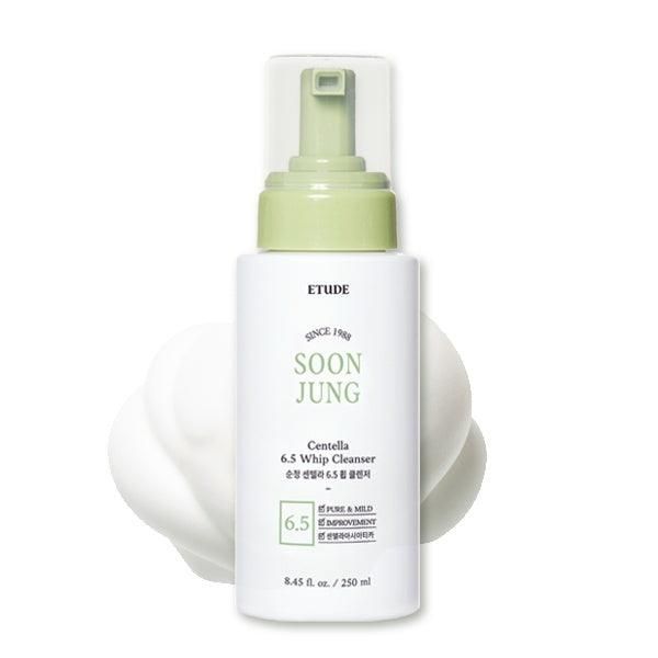 ETUDE HOUSE Soon Jung Centella 6.5 Whip Cleanser 250ml - EmpressKorea