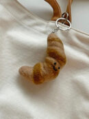 Elegant table Bread Friends keyring 3 types keychain handmade doll - EmpressKorea
