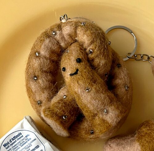Elegant table Bread Friends keyring 3 types keychain handmade doll - EmpressKorea