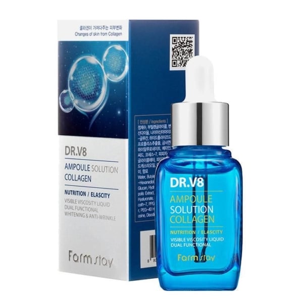 FARMSTAY DR-V8 AMPOULE SOLUTION COLLAGEN 30ml