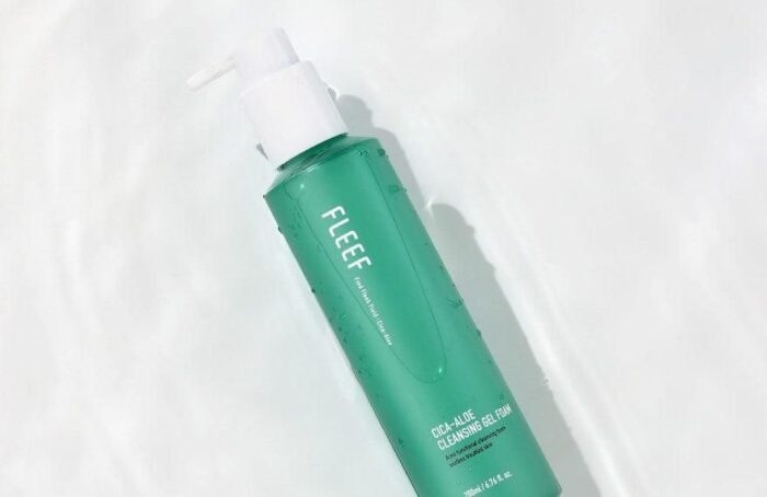 FLEEF Cica-Aloe Cleansing Gel Foam 200ml - EmpressKorea