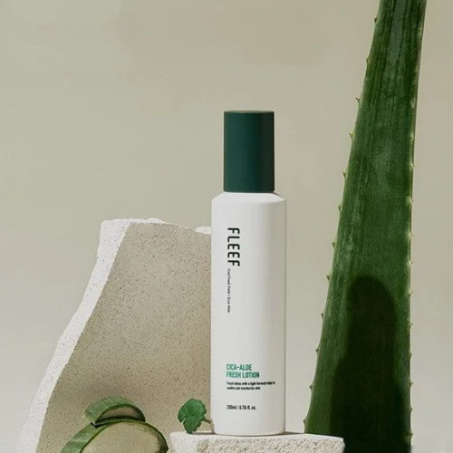 FLEEF Cica Aloe Mildly Acidic Fresh Lotion 200ml - EmpressKorea